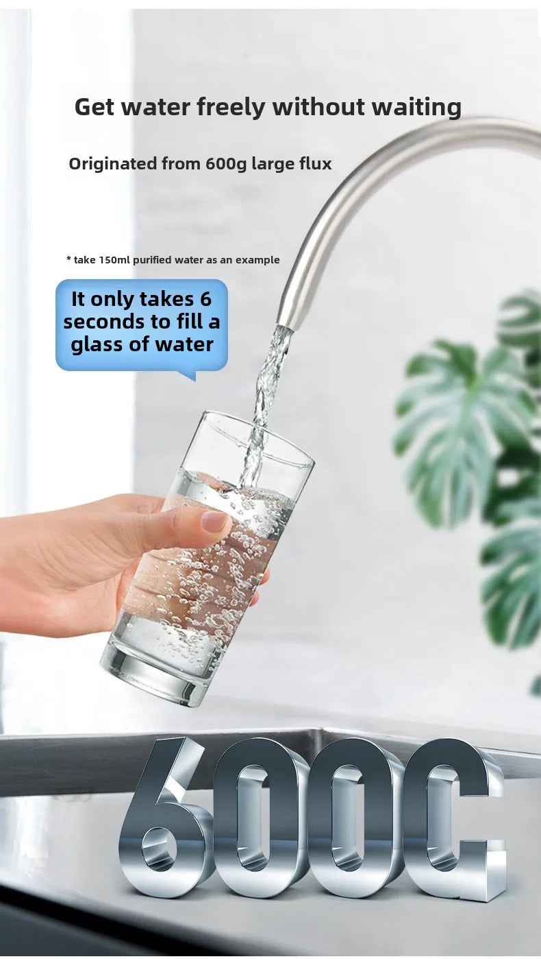Kitchen Water Purifier Reverse Osmosis Water Filtration Water Purifier System 600G/800G Flow Rate, Reduced TDS, , 2:1 Drainage Ratio
