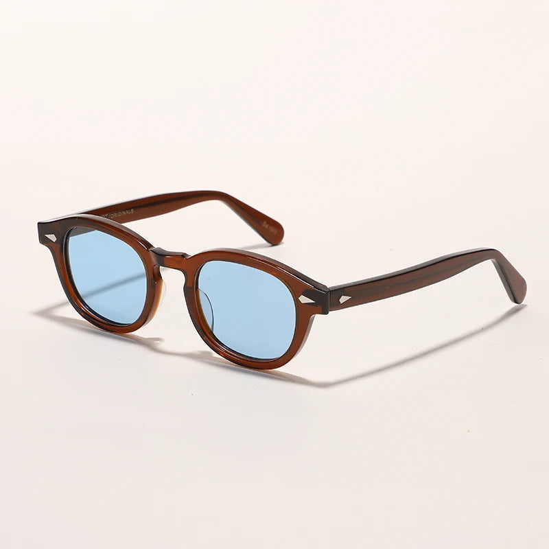 Lemtosh Sunglasses Man Johnny Depp Polarized Sun Glasses Woman Luxury Brand Vintage Acetate Frame Driver's Shade