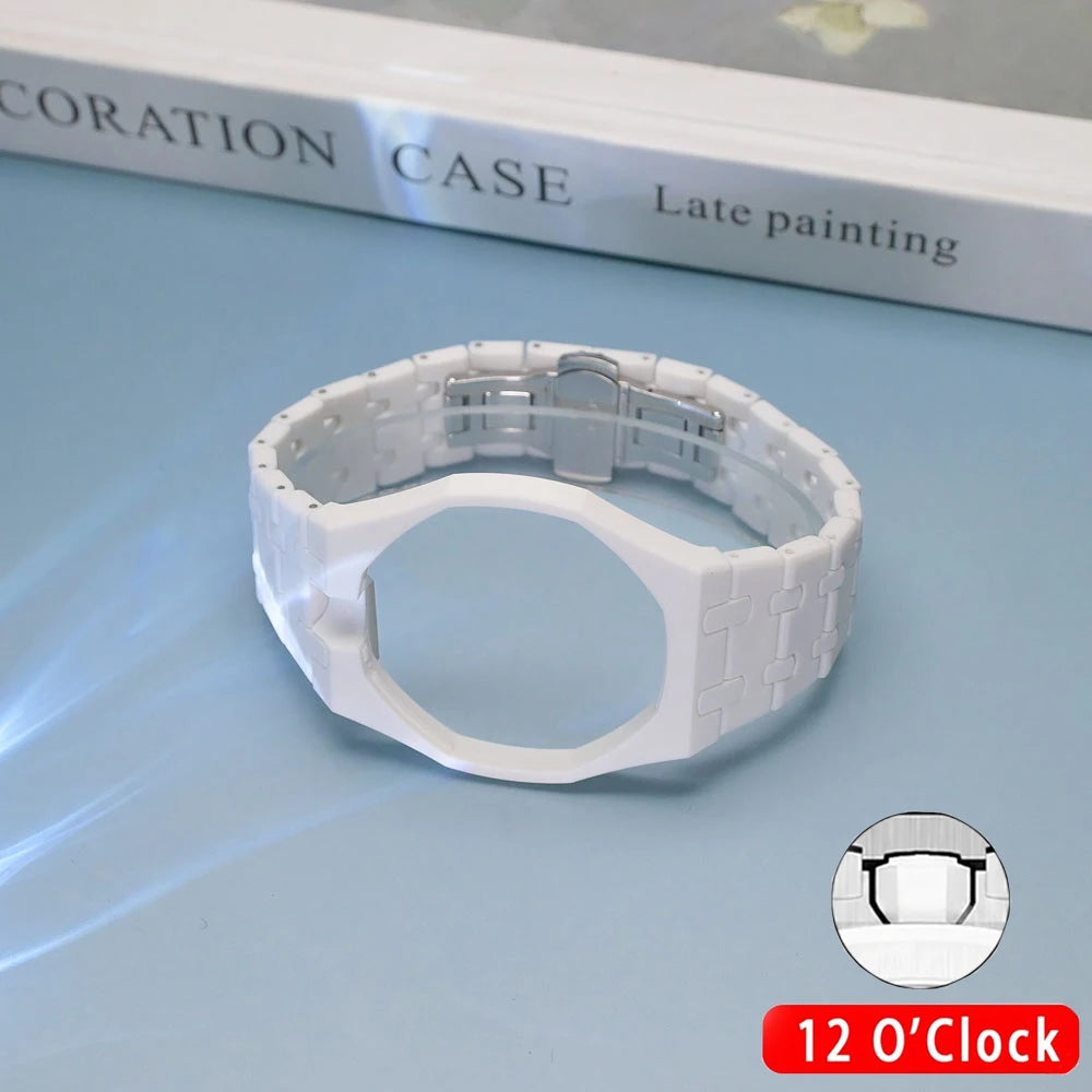 Kit de modification de luxe pour Swatch X AP Royal Pop, boîtier céramique plastique, transformation en montre-bracelet