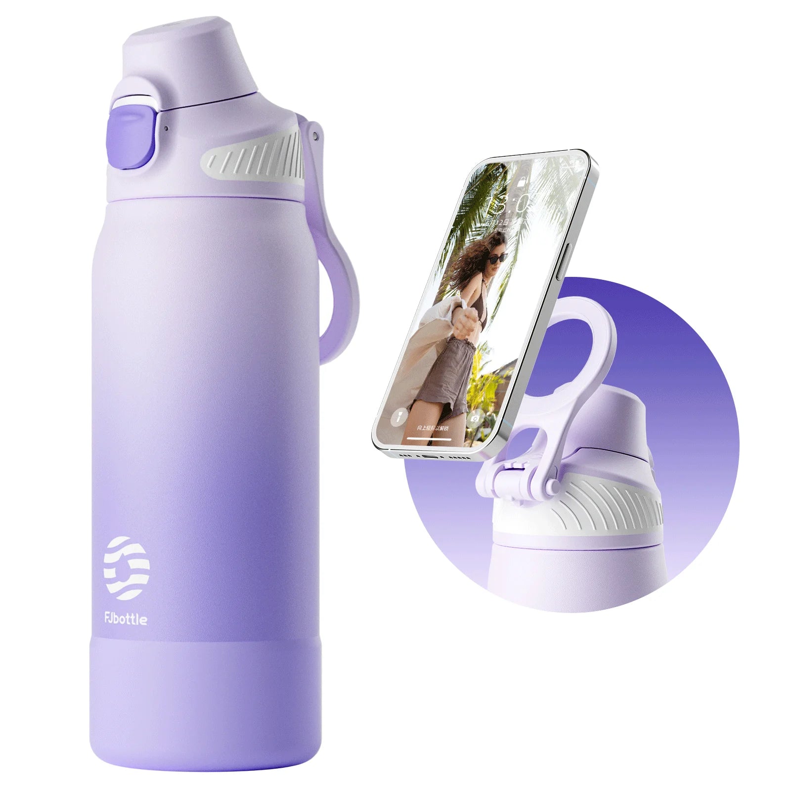 Fjbottle Magnetic Thermal Water bottle Leakproof Portable Thermo bottle For Sports Travel Camping 600ml/1000ml