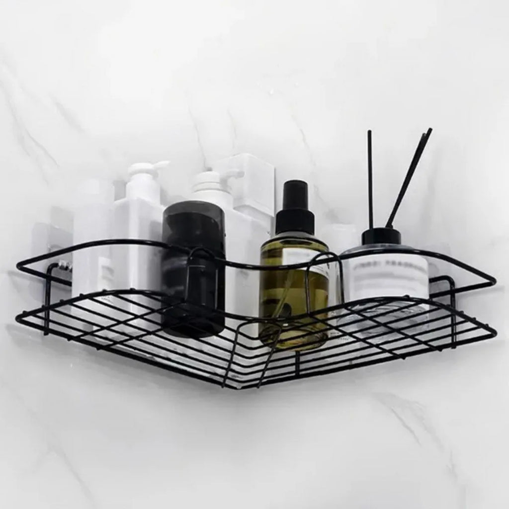 Bathroom Shelf, Shower Caddy Rack, Bathroom Kitchen No Punching Triangle Storage Rack, Shower Shelf, Shampoo Storage Rack Holder