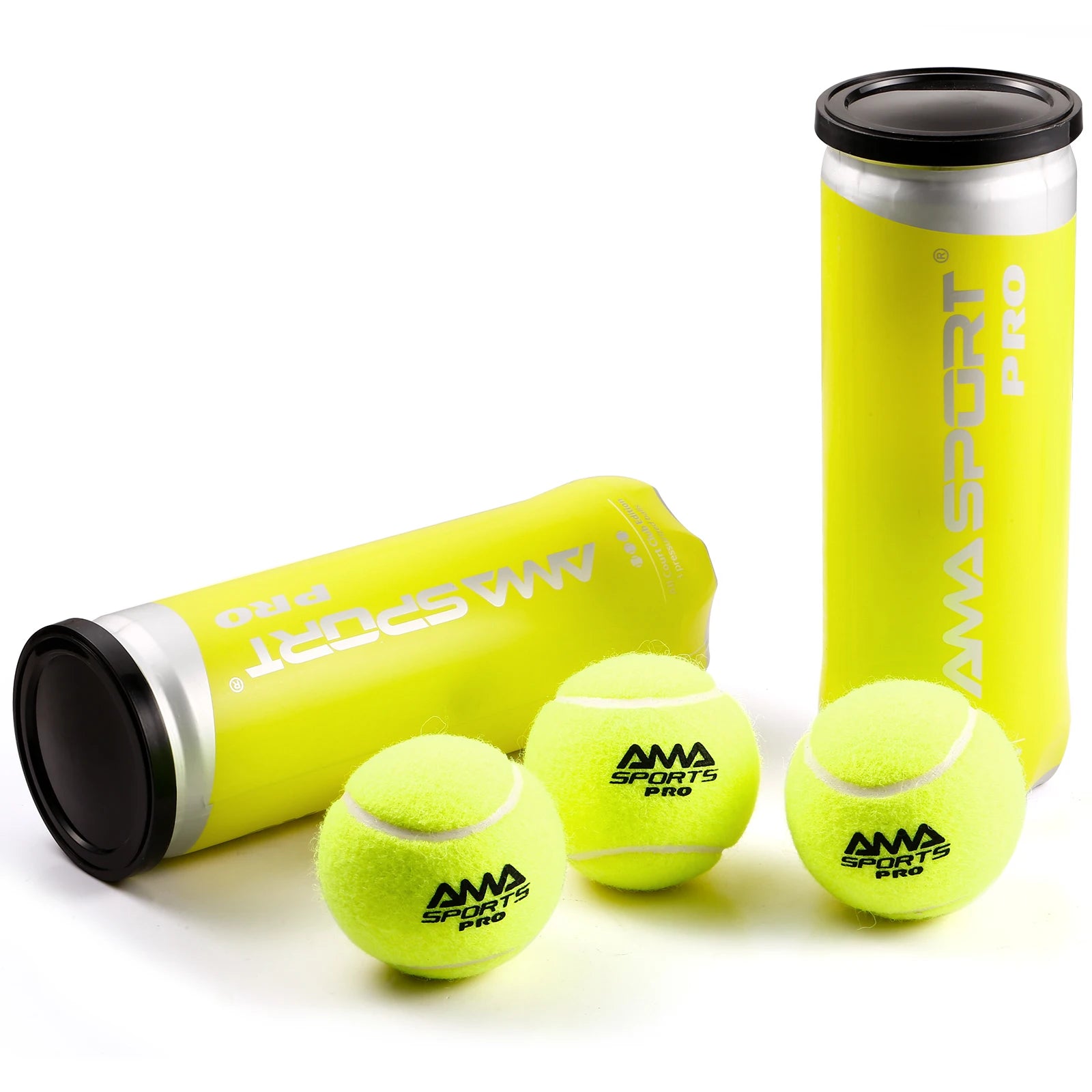 Padel Balls Pack of 3-Durable Tournament Grade Padel Balls - Optimal Bounce Padel Balls for Professional and Amateur Players