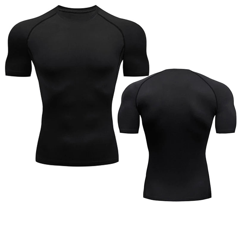 Sport T Shirt Men Quick Dry Short Sleeve Sport Tee Tops Gym Fitness Compression Shirt Training Running T-Shirt Men