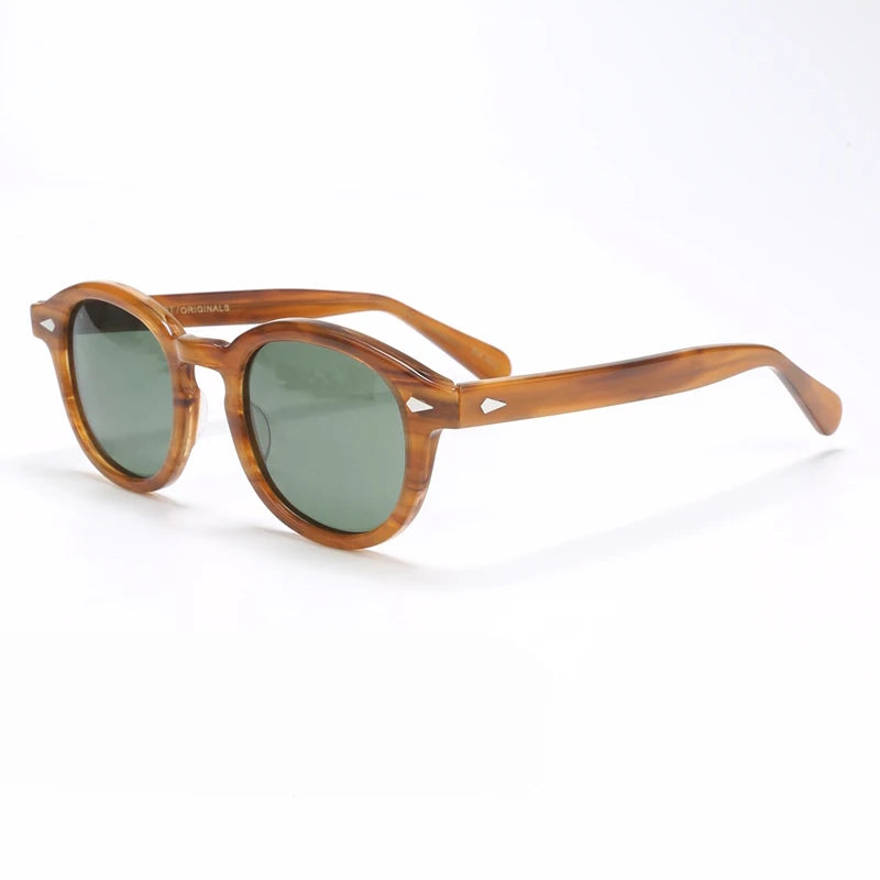 Johnny Depp Sunglasses Men Women Polarized Lemtosh Style Sun Glasses Brand Vintage Acetate Frame For Male Eyeglasses Eyewear
