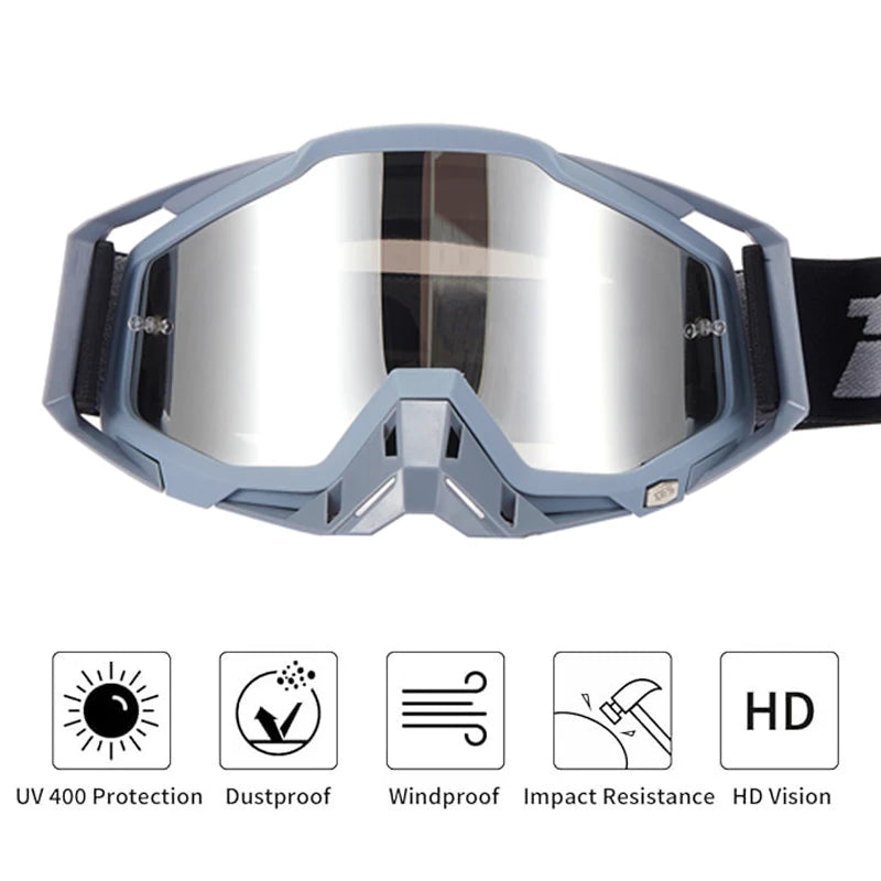 Lunettes de course de motocross pour hommes, lunettes de moto, lunettes de cyclisme, nouveau,