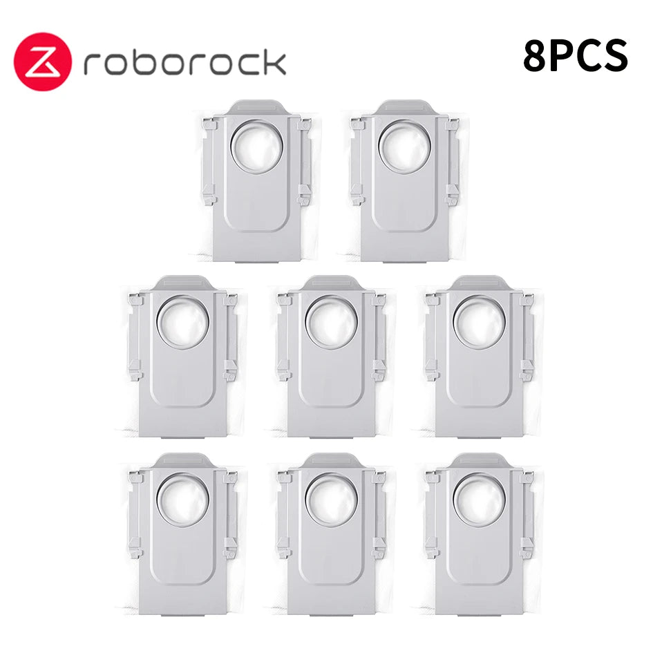 Roborock S8 MaxV Ultra Robot Vacuum Spare Parts Main Side Brushes Mop Cloths HEPA Filters Dust Bags Accessories