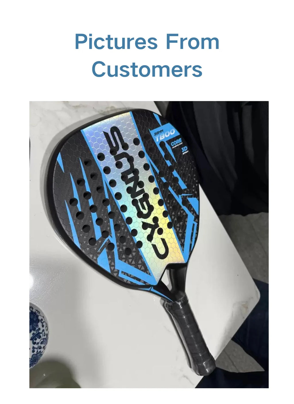 DUALE  FORCE II  3K T800 Padel Racket ,Combo Power and Control, Hybrid Padel for Intermediate and Advaced All-Court Players