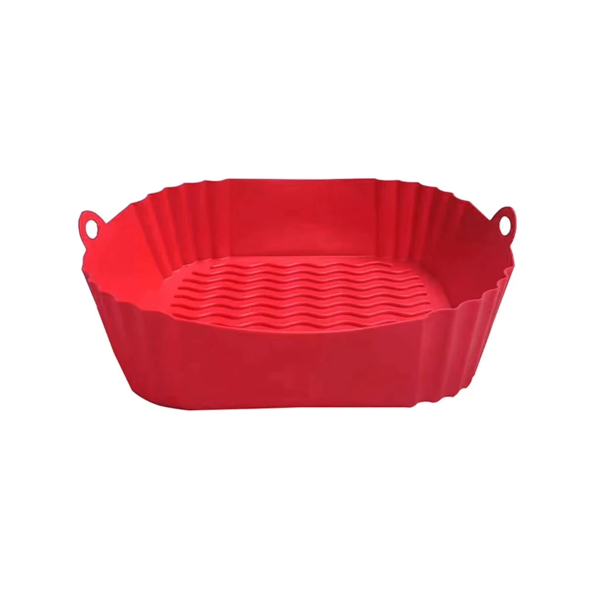 Plateau silicone carré pour air fryer et barbecue