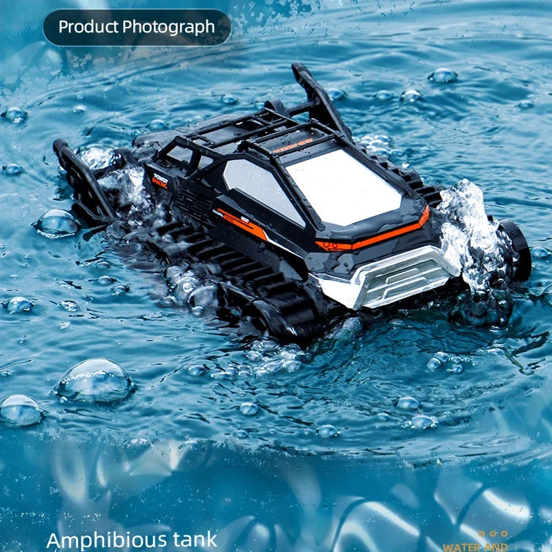 JJRC Q183 Rc Tank Car Track Remote Control Cars Off Road 2.4G Amphibious Crawler Truck Climbing Electric Model Vehicles Toys
