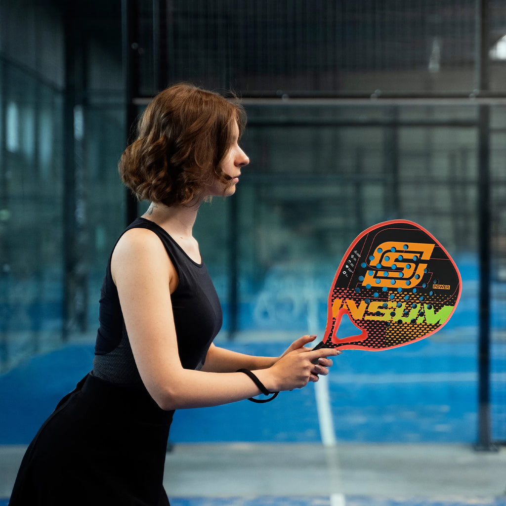 Padel Tennis Racket Carbon Fiber Diamond Shape EVA Core Power Control Padel Racquet for Advanced Players