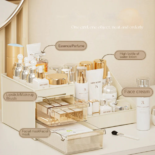 1PCS Cosmetic Organizer Desktop Organizer Shelf Dormitory Organizer Drawer Bedroom Cosmetic Organizer Cosmetic Display Case