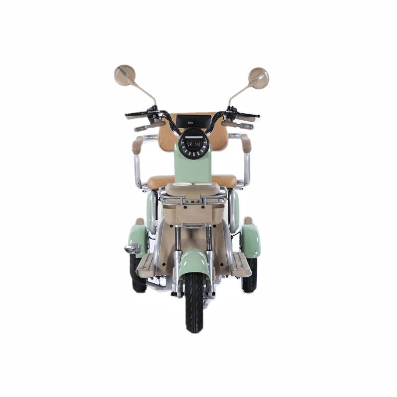 The Three Wheeled Electric Tricycle Is a Versatile  Barrier Free Vehicle for Leisure and Commuting  Featuring an Open Body