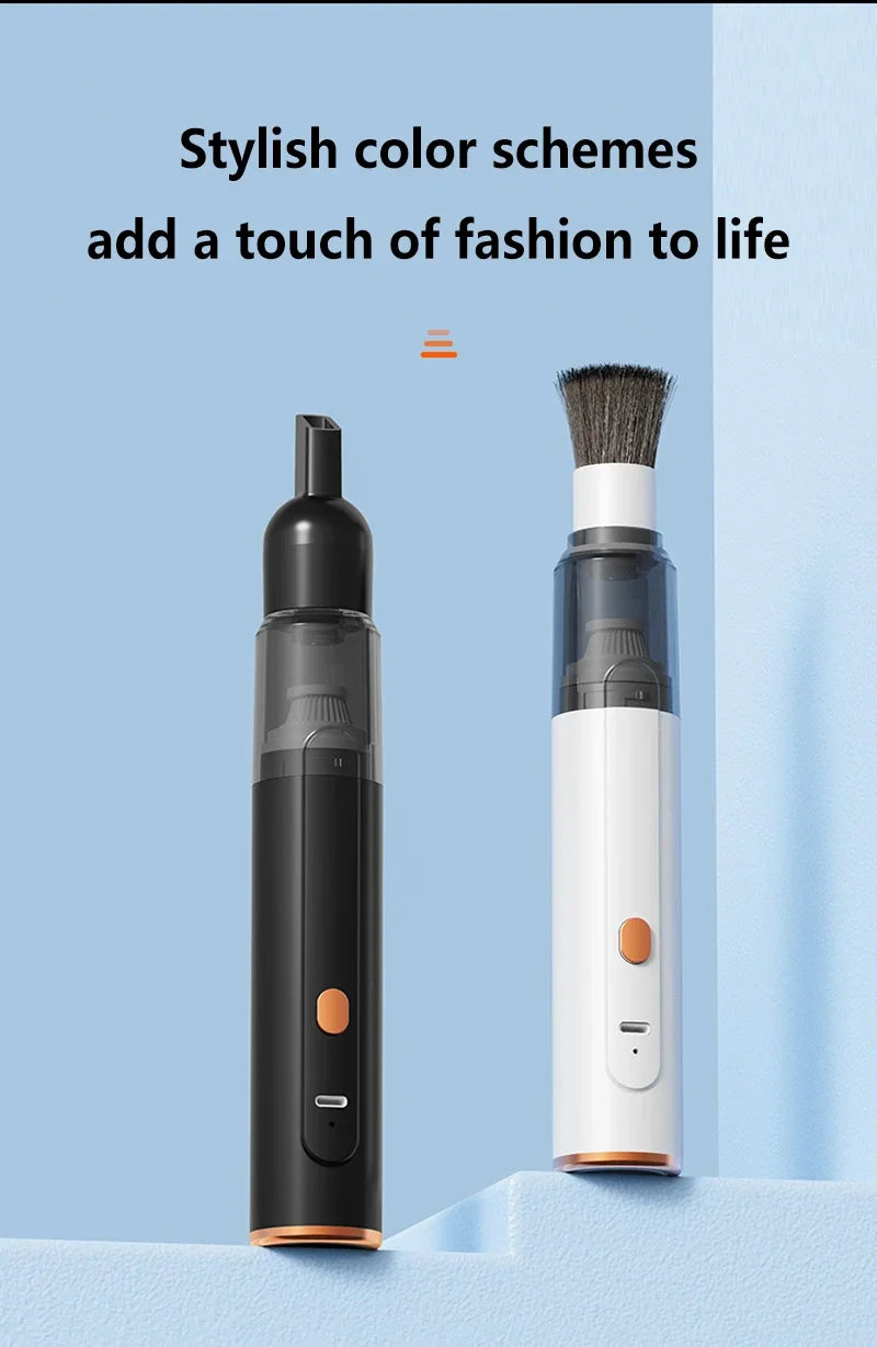 Portable Mini Handheld Vacuum Cleaner 3-in-1 Suction/Blow/Water Absorption Strong Suction for Car Coffee Powder Desktop Cleaning