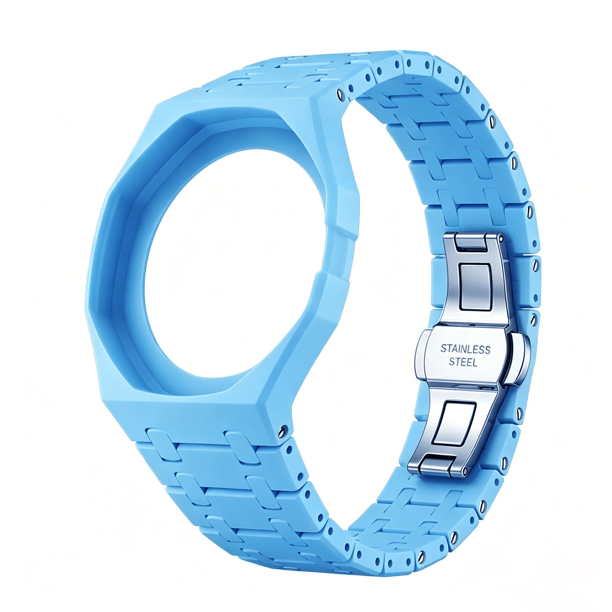 Luxury Plastic Modification Kit for Swatch X AP Royal POP Watch Eco Watch Case Link Strap Watch Conversion Pocket Mod Accessory