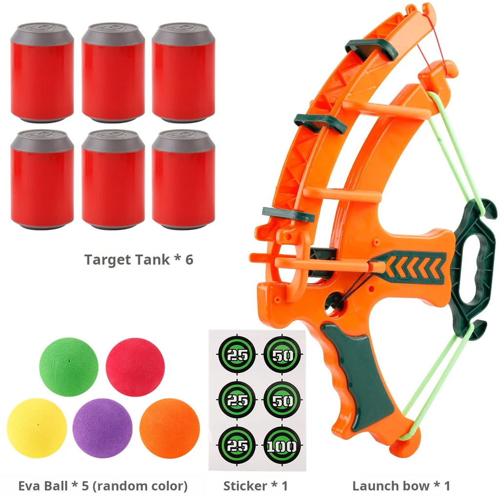 Montessori Throw Sport Slingshot Target Sticky Ball Dartboard Basketball Board Games Educational Outdoor Game Toy
