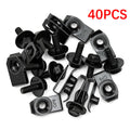 Car Body Bolts U Type Nut Clips Automobile Bumper Fender Rivet Engine Cover Undertray Splash Shield Guard Liner Screws Clips
