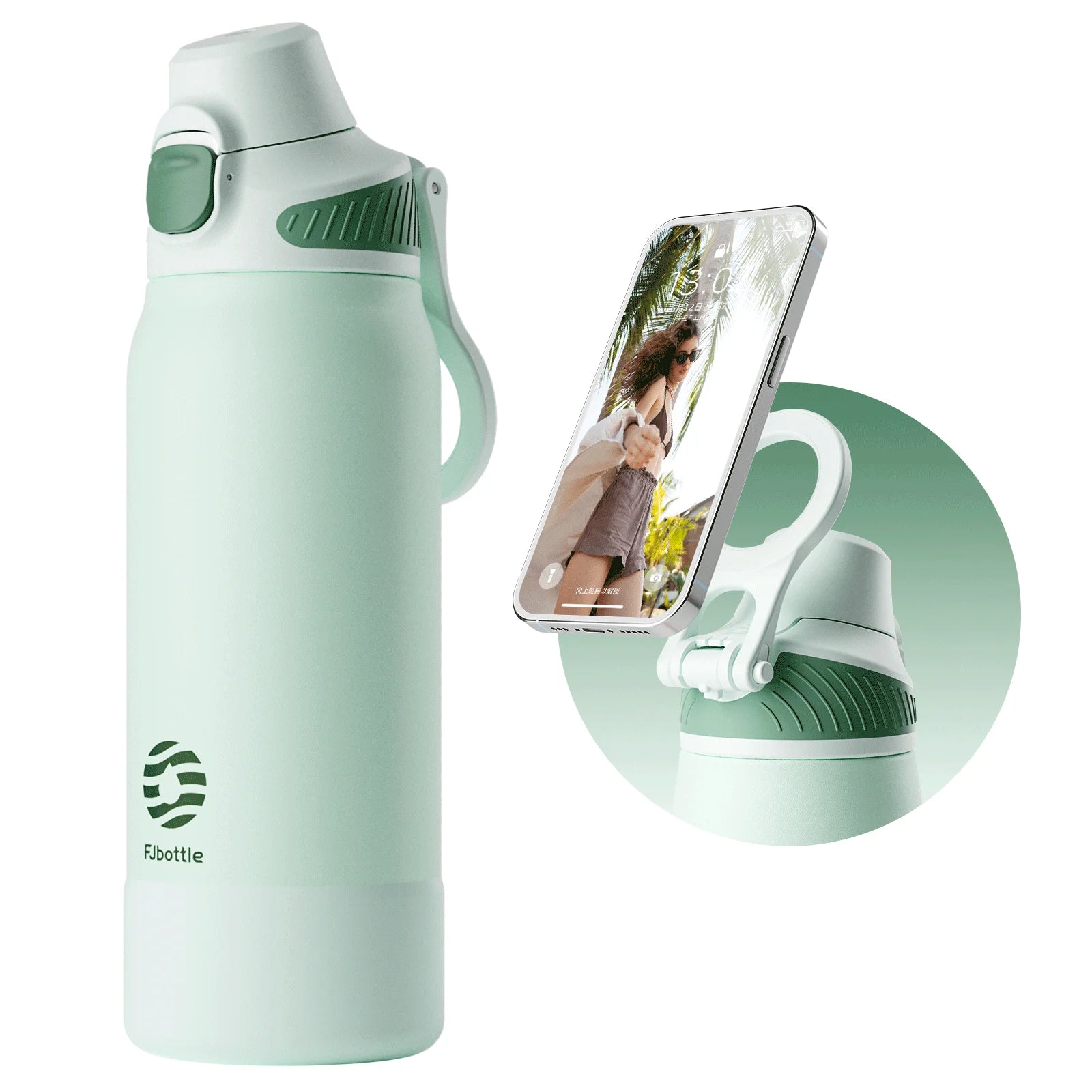 Fjbottle Magnetic Thermal Water bottle Leakproof Portable Thermo bottle For Sports Travel Camping 600ml/1000ml