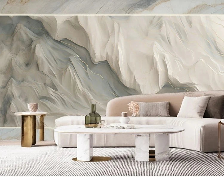 Custom Modern Abstract Line Art 3D Geometric Mural Wallpaper Wall Coverings for Living Room TV Sofa Feature Wall Interior Decor