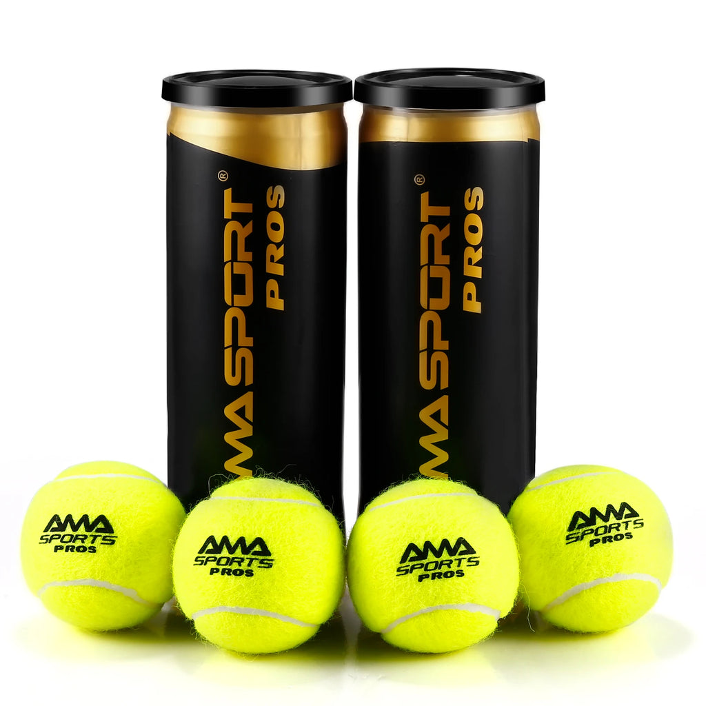 Padel Balls Pack of 3-Durable Tournament Grade Padel Balls - Optimal Bounce Padel Balls for Professional and Amateur Players