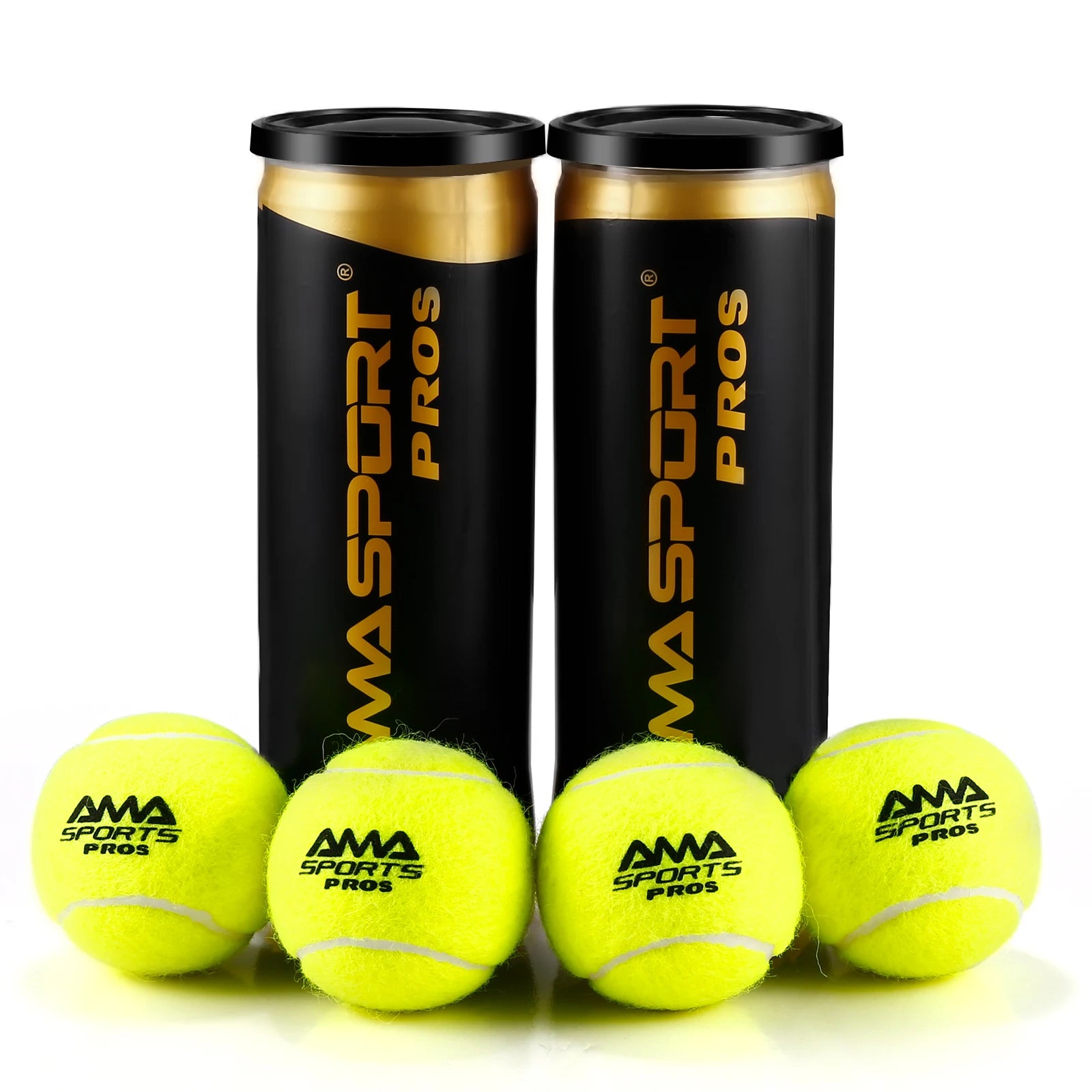 Padel Balls Pack of 3-Durable Tournament Grade Padel Balls - Optimal Bounce Padel Balls for Professional and Amateur Players