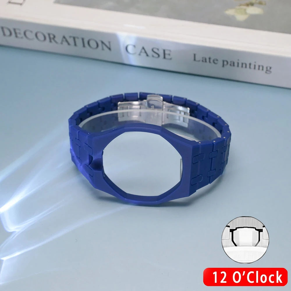 Luxury Modification Kit for Swatch X AP Royal POP Plastic Ceramics Watch Case Strap Pocket Changer To Wristwatch