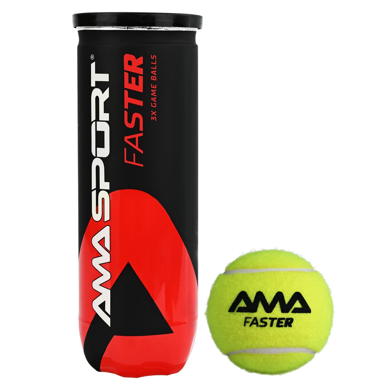 Padel Balls Pack of 3-Durable Tournament Grade Padel Balls - Optimal Bounce Padel Balls for Professional and Amateur Players
