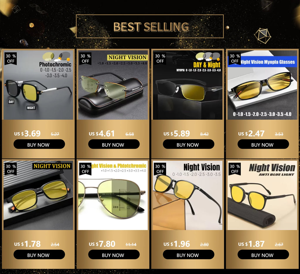 Round Frame Yellow Lens Night Vision Glasses for Men Women Ultralight Blue Light Blocking Eye Protection Eyewear for Driving
