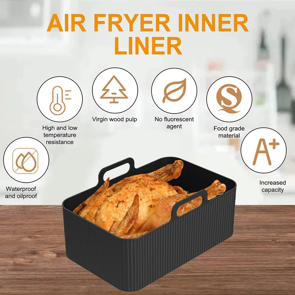 Moule silicone pour air fryer — lot de 2