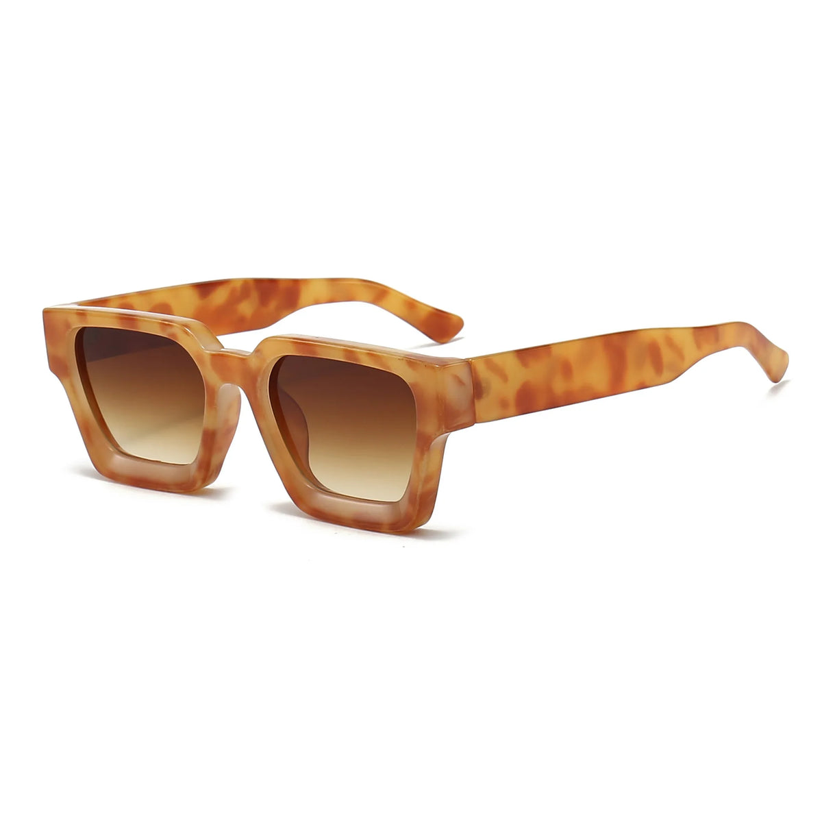 KLASSNUM Men Square Frame Sunglasses 2026 Luxury Brand Designer Sun Glasses Retro Trendy Shades UV400 Unisex Women Glasses New