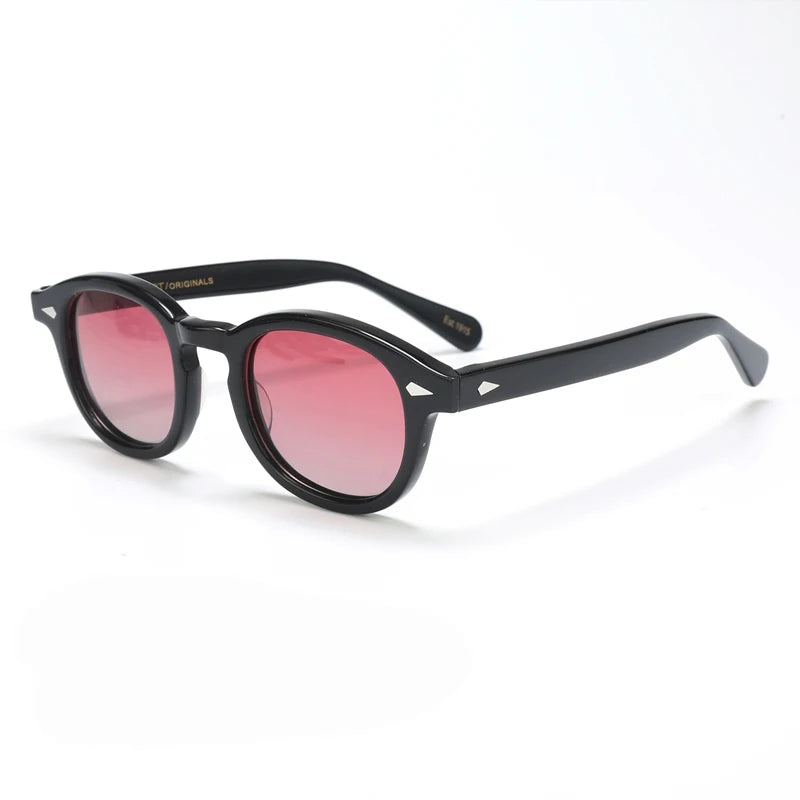Johnny Depp Sunglasses Men Women Polarized Lemtosh Style Sun Glasses Brand Vintage Acetate Frame For Male Eyeglasses Eyewear