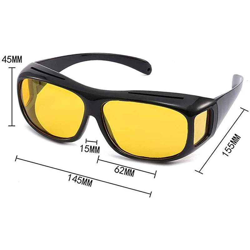 Night Vision Sunglasses Car Night Driving Glasses Driver Goggles Unisex Sun Glasses UV Protection Sunglasses Eyewear