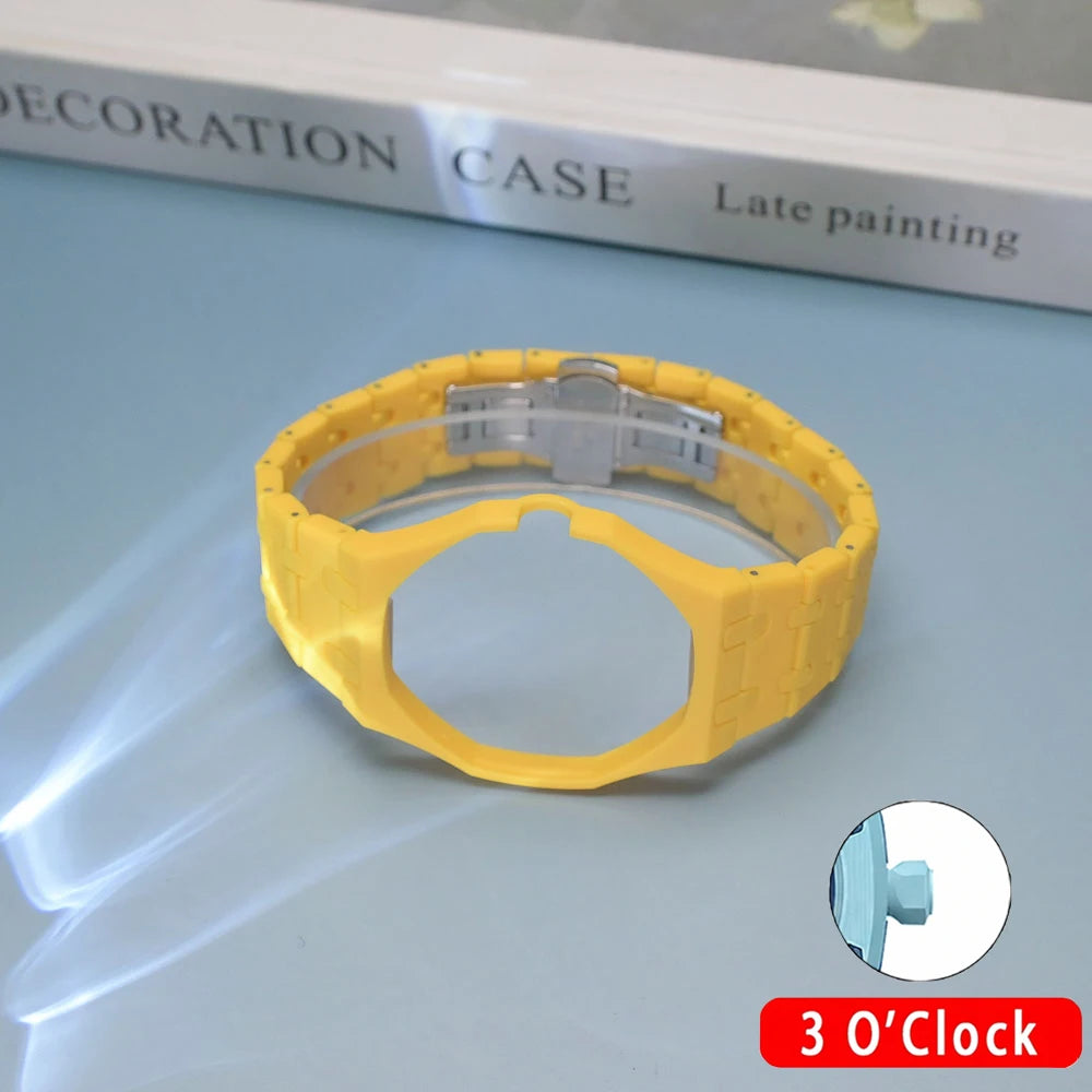 Kit de modification de luxe pour Swatch X AP Royal Pop, boîtier céramique plastique, transformation en montre-bracelet
