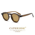 CATERSIDE Round Polarized Sunglasses Men Vintage TR90 Frame High-Quality Sun Glasses for Women Driving Fishing Eyewear UV400