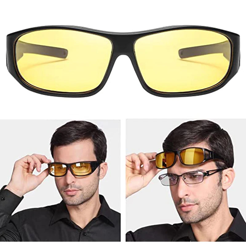 Night Vision Sunglasses Car Night Driving Glasses Driver Goggles Unisex Sun Glasses UV Protection Sunglasses Eyewear