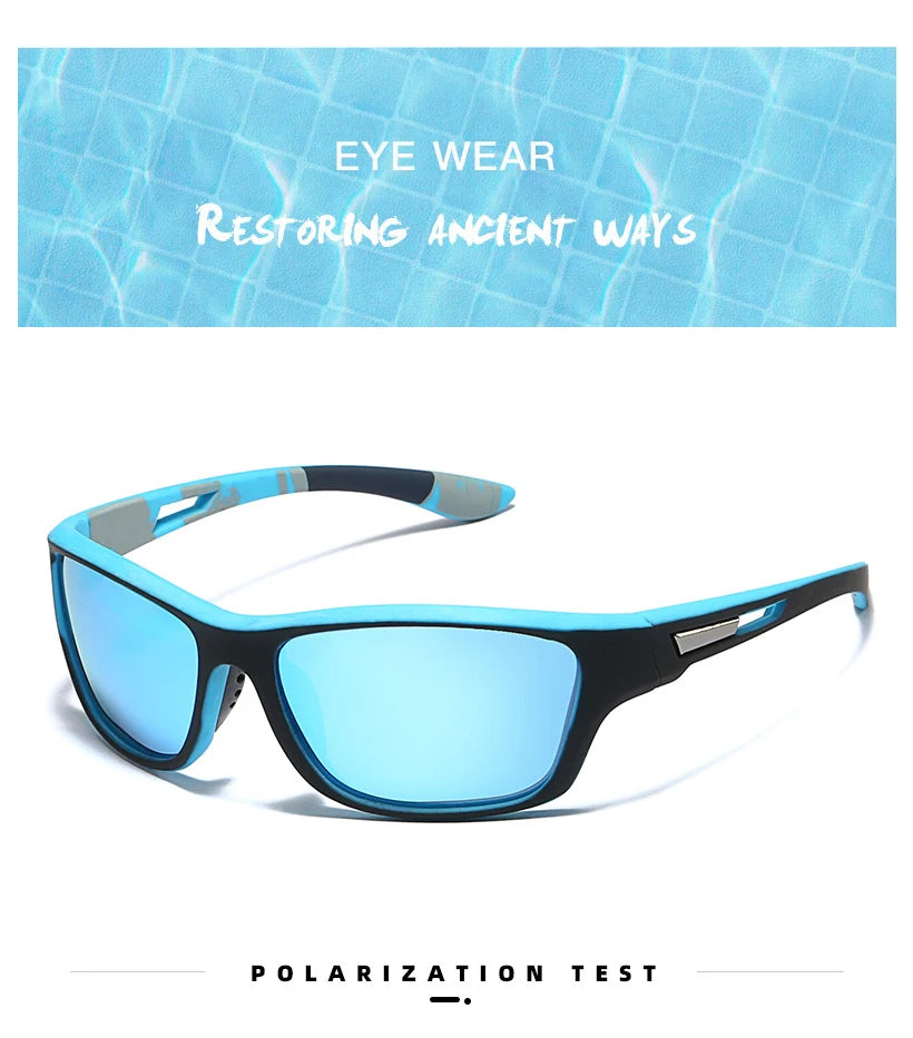 High Definition Polarized Sunglasses for Men Women Outdoor Sport Fishing Sun Glasses UV400 Protection Driving Eyeglasses