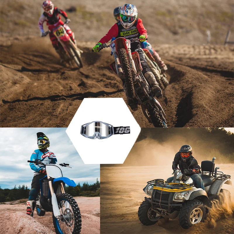 Lunettes de course de motocross pour hommes, lunettes de moto, lunettes de cyclisme, nouveau,