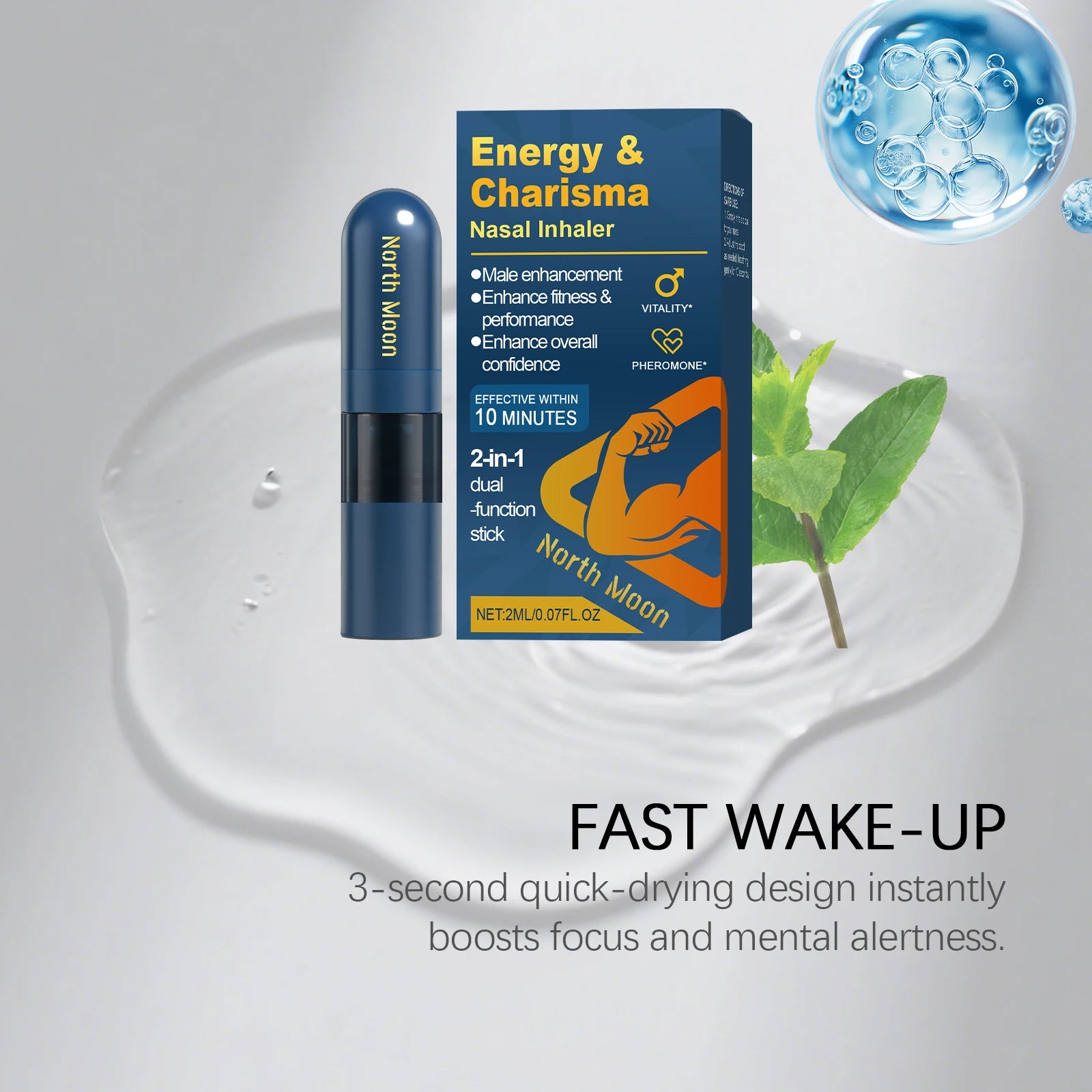 Bâtonnet nasal pour hommes, doux et nourrissant, rafraîchissant et confortable, soin corporel quotidien