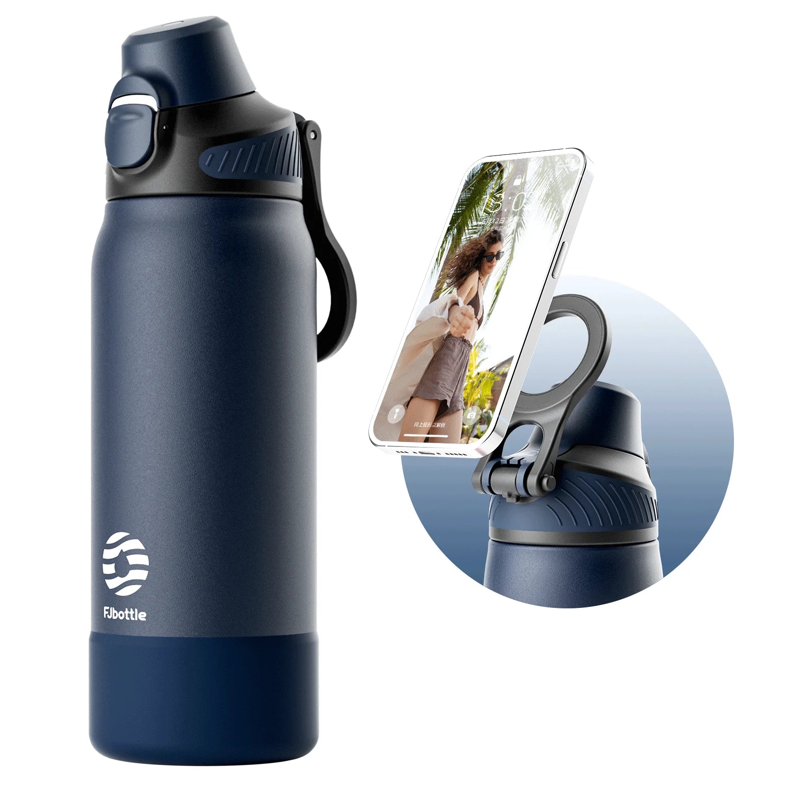 Fjbottle Magnetic Thermal Water bottle Leakproof Portable Thermo bottle For Sports Travel Camping 600ml/1000ml
