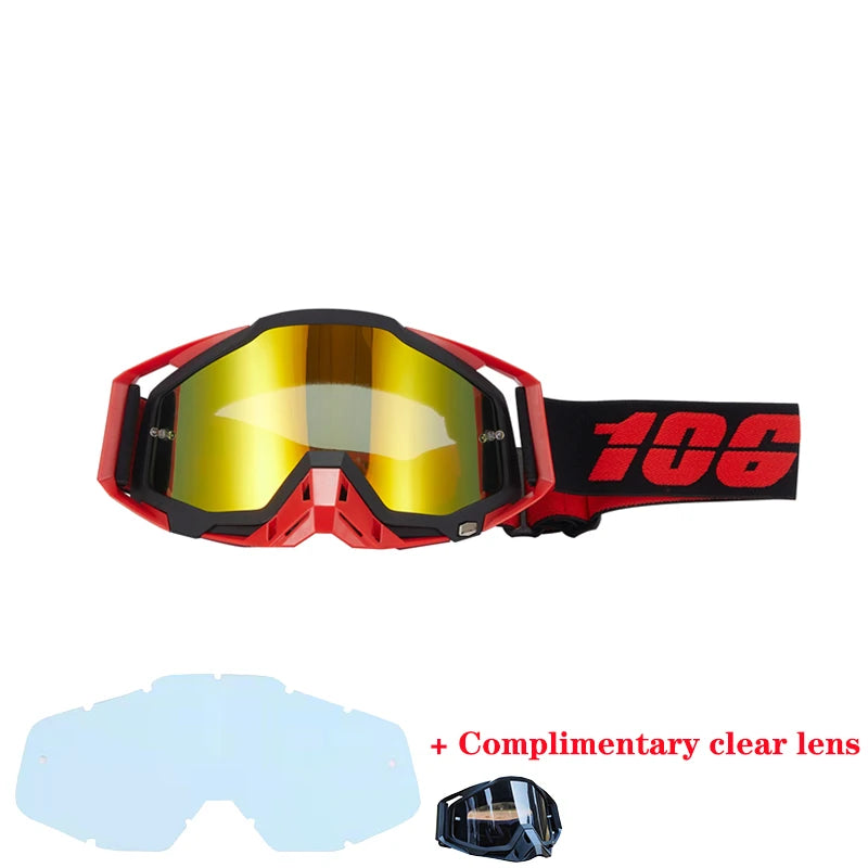 Lunettes de course de motocross pour hommes, lunettes de moto, lunettes de cyclisme, nouveau,