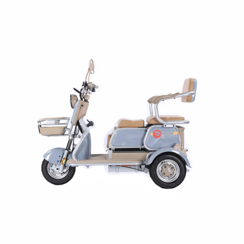 The Three Wheeled Electric Tricycle Is a Versatile  Barrier Free Vehicle for Leisure and Commuting  Featuring an Open Body