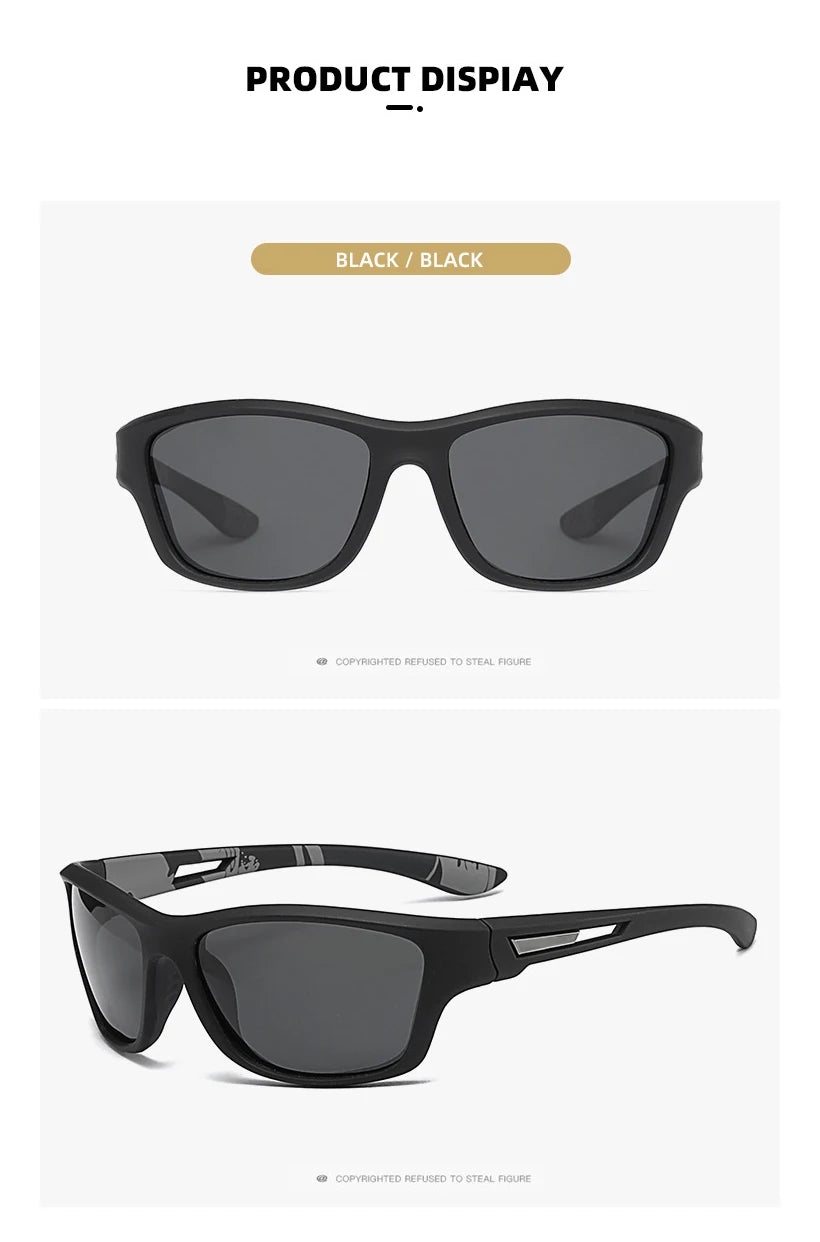 High Definition Polarized Sunglasses for Men Women Outdoor Sport Fishing Sun Glasses UV400 Protection Driving Eyeglasses
