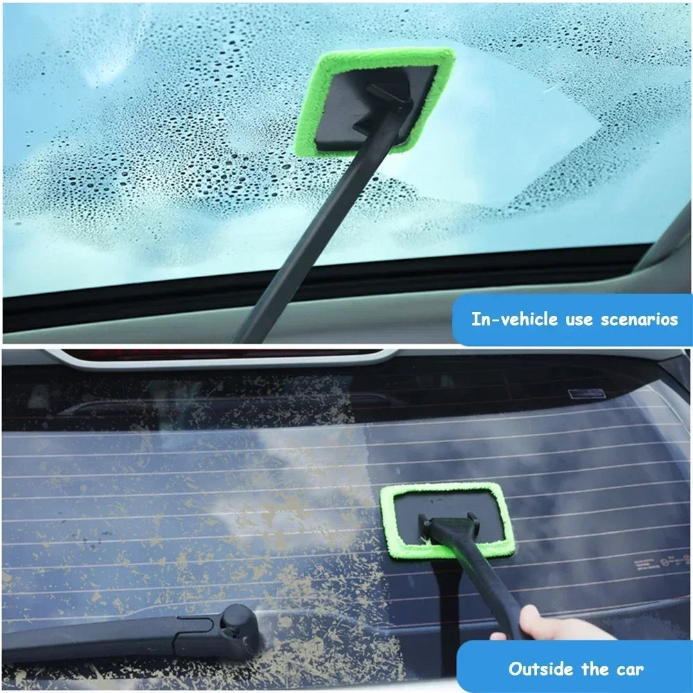 Essuie-glace de voiture, brosse de nettoyage désembuage, outil d'essuie-glace de fenêtre avant de voiture,artefacts de nettoyage