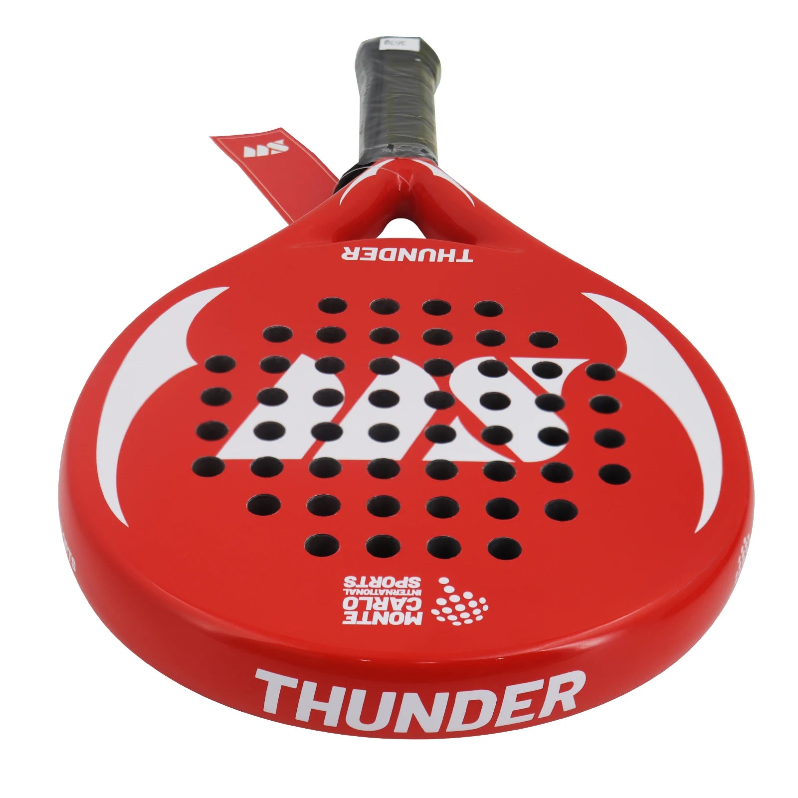 Padel Paddle 3K/18K Carbon Fiber EVA Soft Surface Teardrop Shape with Bag Round Raquette Racket