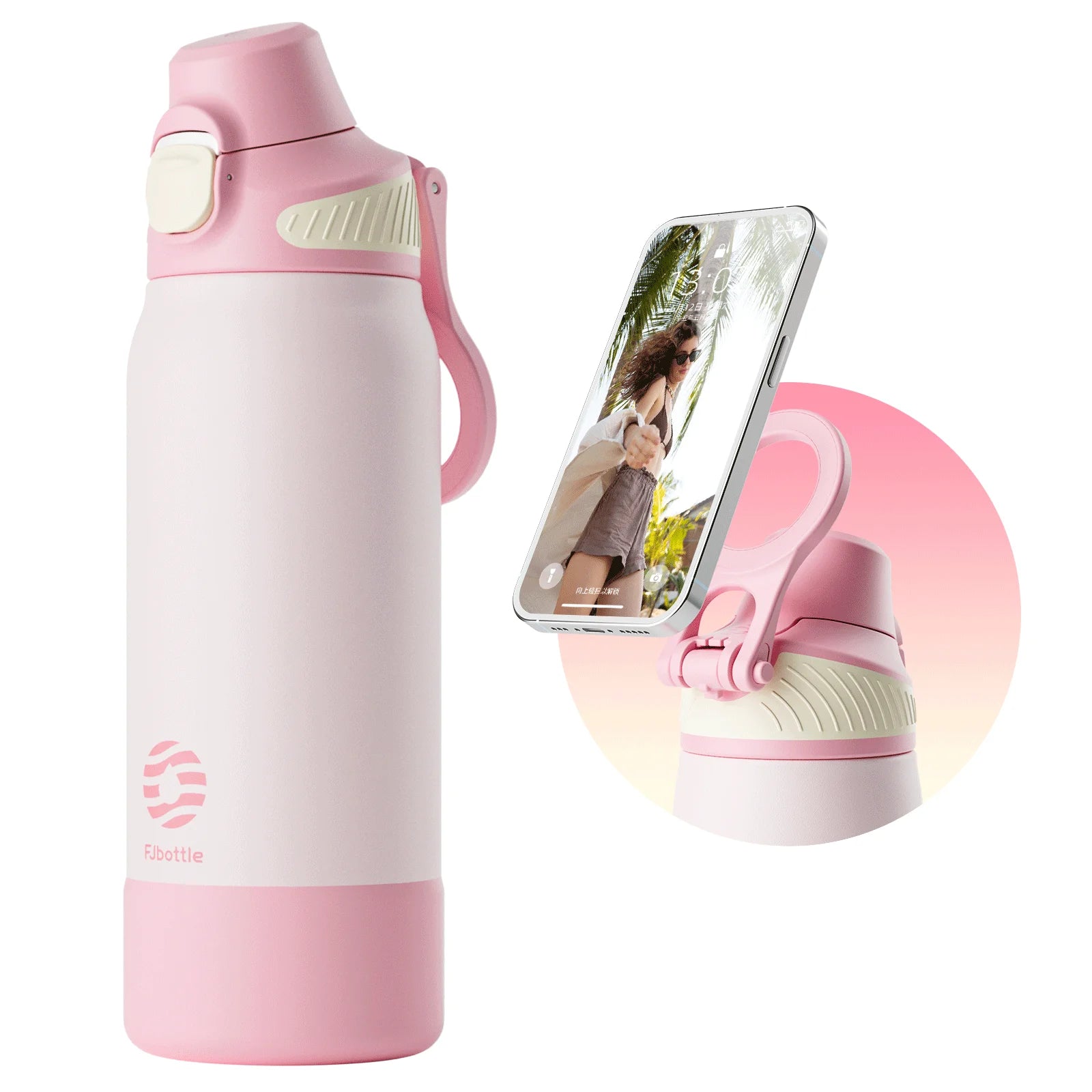 Fjbottle Magnetic Thermal Water bottle Leakproof Portable Thermo bottle For Sports Travel Camping 600ml/1000ml