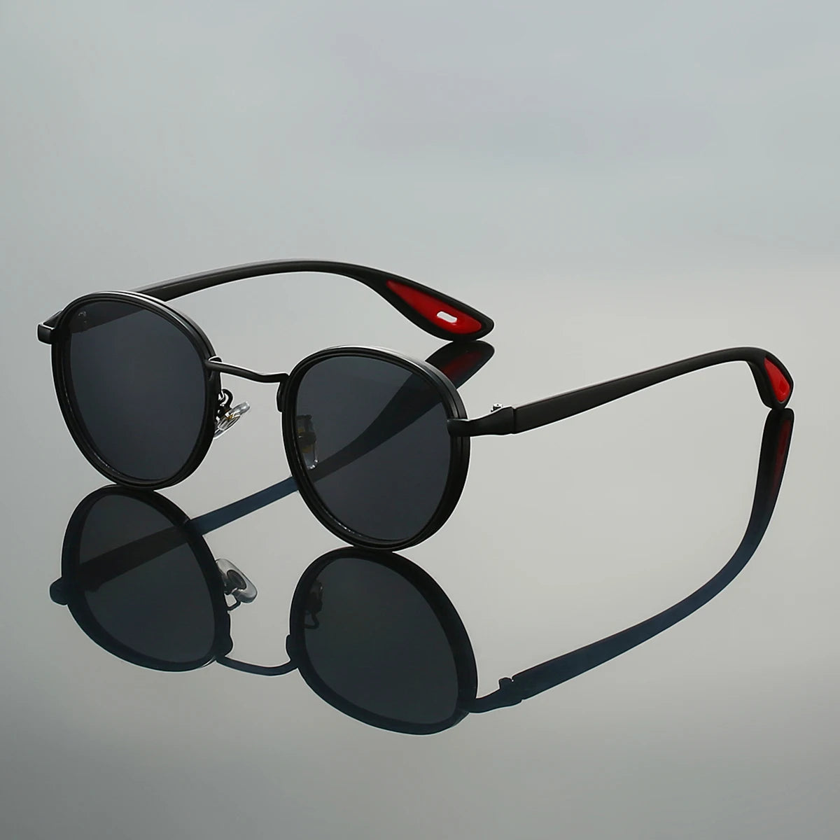 GM LUMIAS Vintage Round Sunglasses Men 2025 New Punk Fashion Shades Women Trendy Luxury Brand Design Casual Anti-UV Sun Glasses