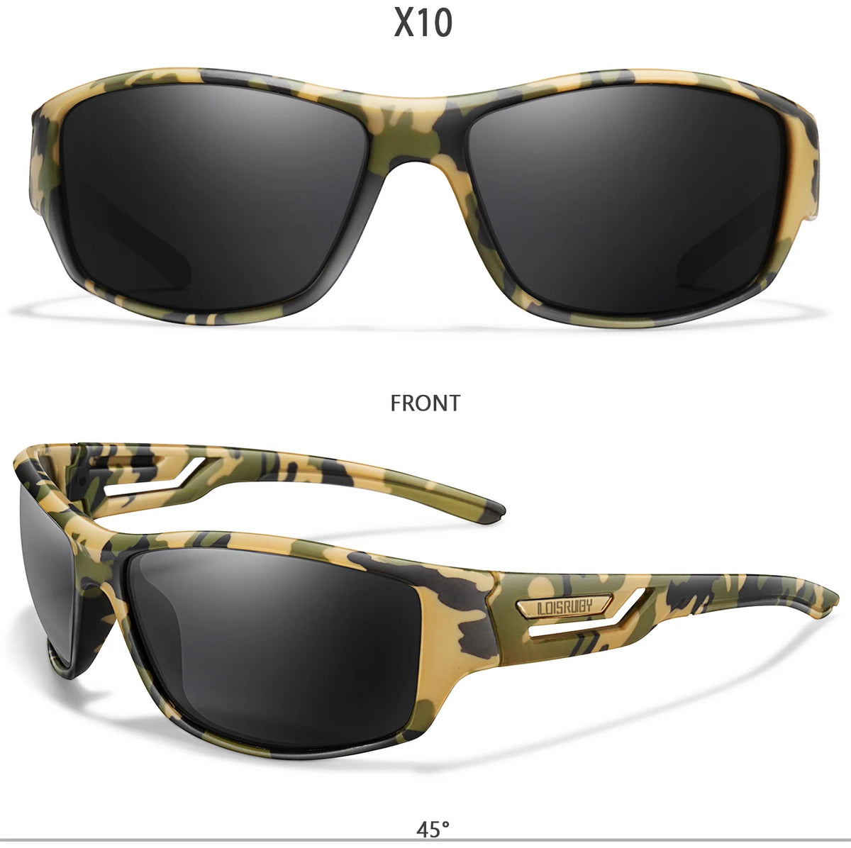 Luxury Square Vintage Polarized Cycling Sunglasses Men Women Fashion Travel Driving Fishing Sun Glasses Male Eyewear UV400