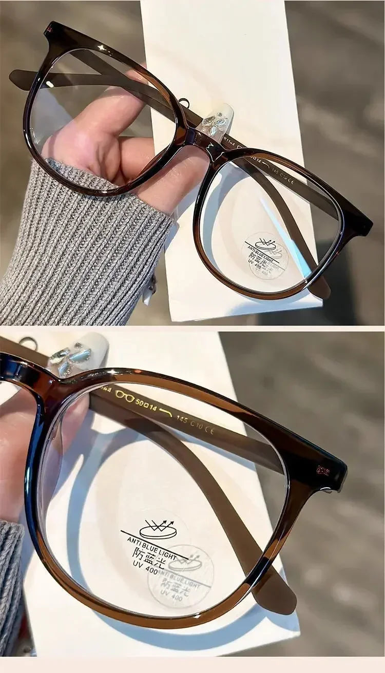 Ultralight Women Short-sighted Eyewear Unisex Round Myopia Glasses Blue Light Minus Diopter Eyeglasses Retro Clear Lens Glasses