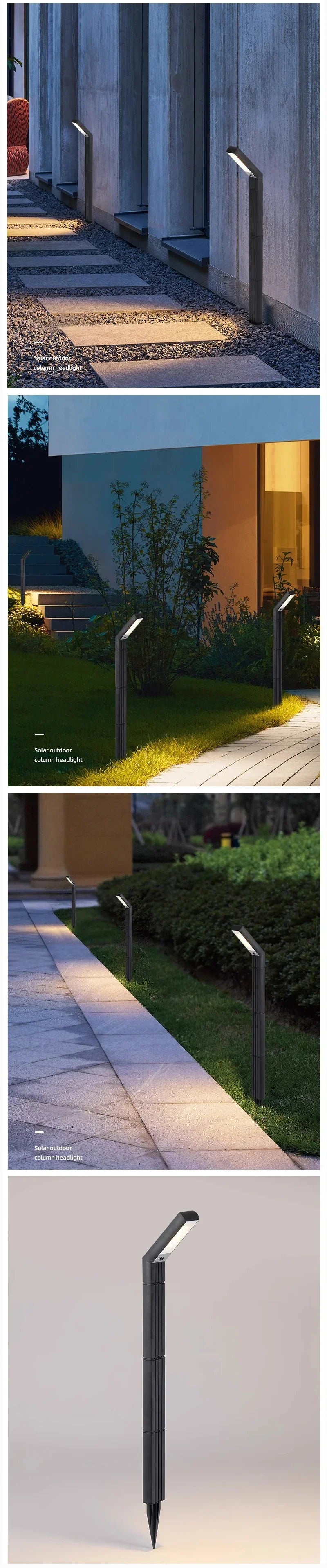 Solar Pathway Lights Outdoor Bright Solar Light IP65Waterproof Solar Powered Garden Lamp for Outside Walkway Patio Path Driveway
