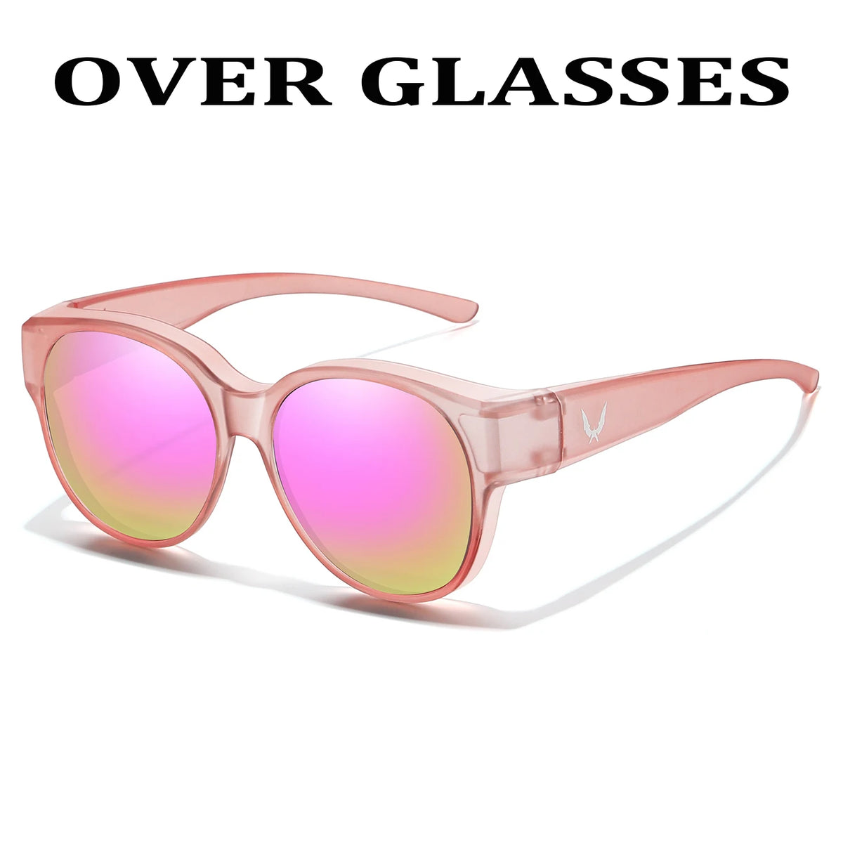 Men and Women's Fashion Round Over Sunglasses Daily Wear Cycling Shopping Fishing Running Glasses Unisex UV400 Eyewear