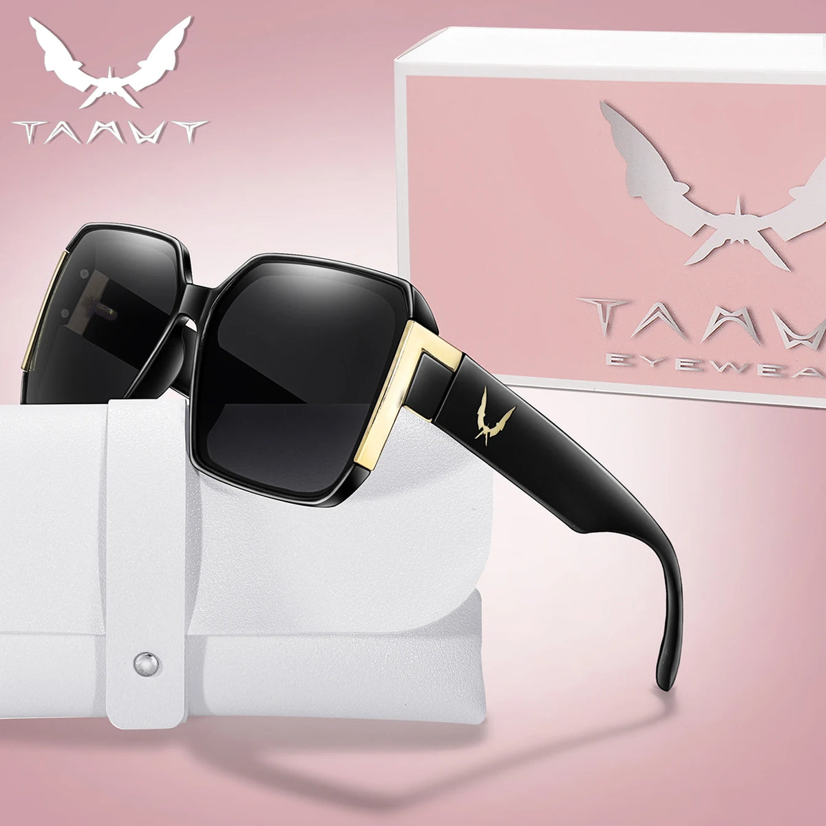 Luxury Vacation Sunglasses for Women and Men Trendy Street Square Shades with UV protection for Outdoor Hiking, Cycling Travel